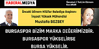 Önceki Dönem Nilüfer Belediye Başkanı Mustafa BOZBEY 
