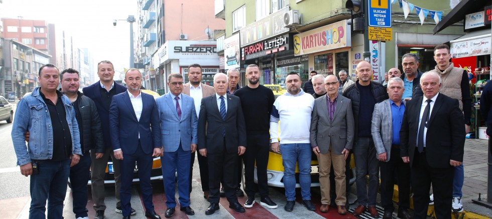 Başkan Bozbey’den taksicilerin sorunlarına çözüm