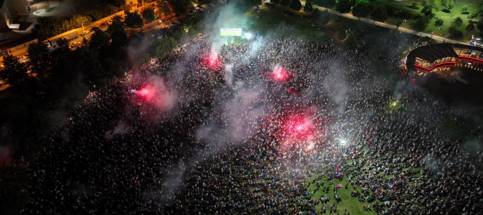 Bursa’da kalpler A Milli Takım için attı