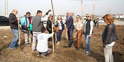 Kadın şehitler anısına fidan dikildi 