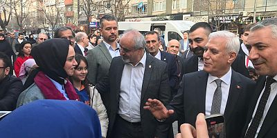 Mustafa Bozbey ve Ali Doğan’a İnegöl’de yoğun ilgi